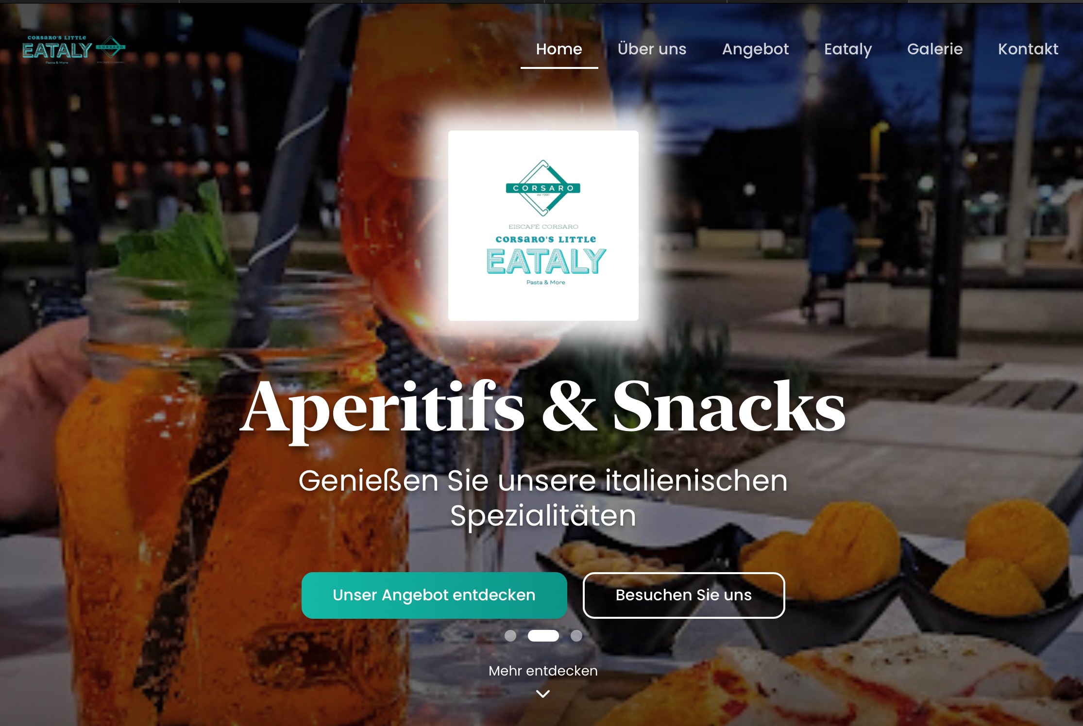 Eiscafé Corsaro Aperitifs