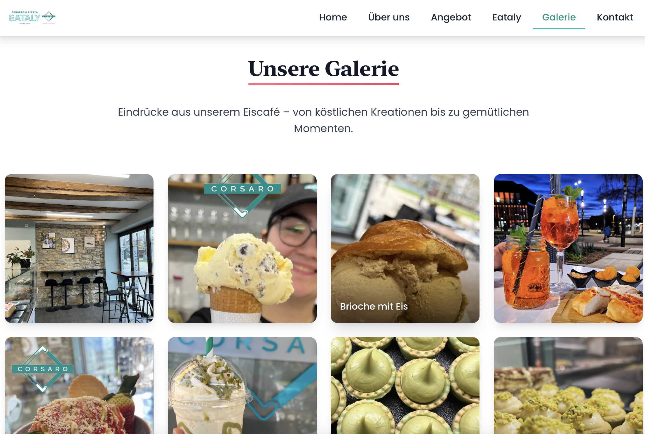 Eiscafé Corsaro Galerie